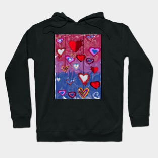 Hearts full of love Hoodie